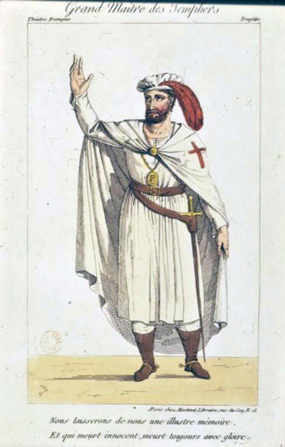 Grand Master of the Knights Templar in François Raynouard's